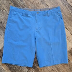 Adidas Men's Ultimate365 Golf Shorts Blue Performance Stretch - Size 38